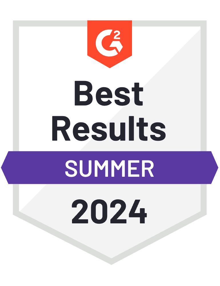G2 Best Results Summer 2024